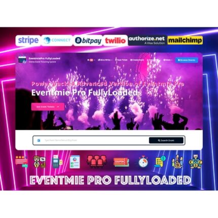 Eventmie Pro FullyLoaded – Event Management Software for Event Booking & Sell Tickets Online