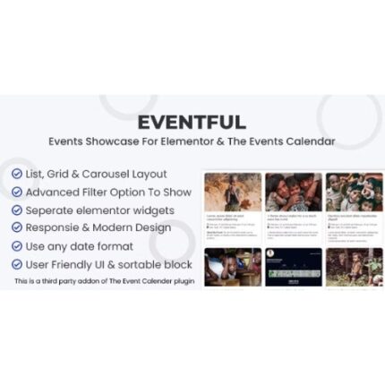 Events Showcase For Elementor And The Events Calendar