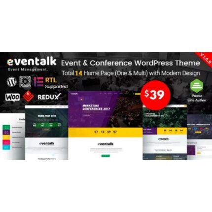 EvnTalk – Event Conference WordPress Theme