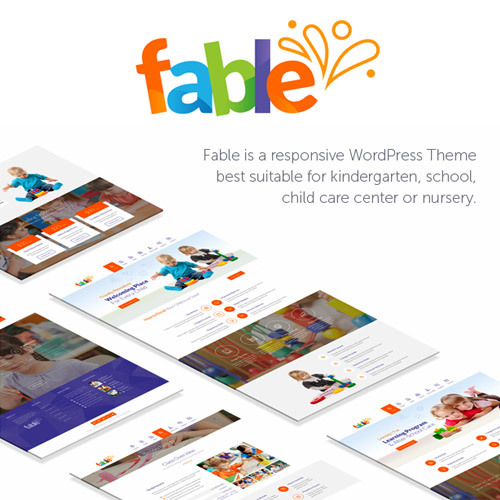 Fable-Children-Kindergarten-WordPress-Theme.jpg Fable – Children Kindergarten WordPress Theme - Image 1