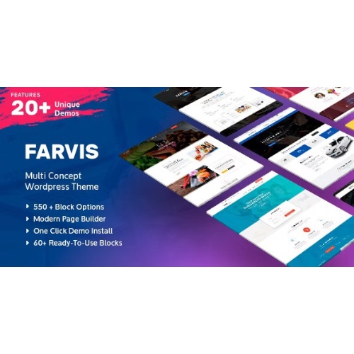 Farvis-Multipurpose-WordPress-Theme.jpg Farvis – Multipurpose WordPress Theme - Image 1