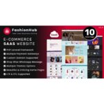 FashionHub SaaS – eCommerce Website Builder For Seamless Online Business