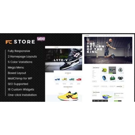 FcStore – Sports, Fitness and Gym WooCommerce WordPress Theme