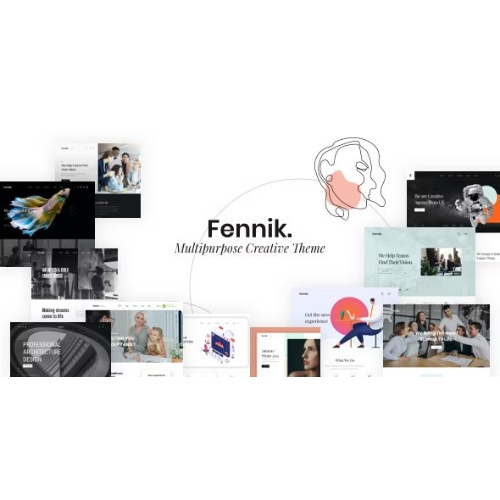 Fennik-Multipurpose-Creative-Theme.jpg Fennik – Multipurpose Creative Theme - Image 1