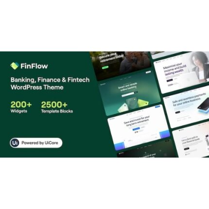 FinFlow – Banking, Finance & Fintech WordPress Theme