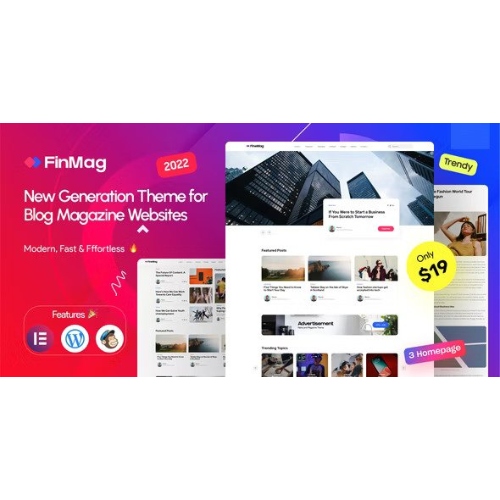 FinMag-Modern-Magazine-WordPress-Theme.jpg FinMag – Modern Magazine WordPress Theme - Image 1