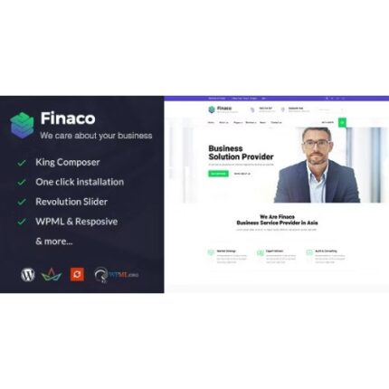 Finaco – Consulting & Business WordPress Theme