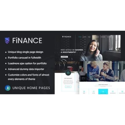 Finance Consultant – Consulting WordPress Theme