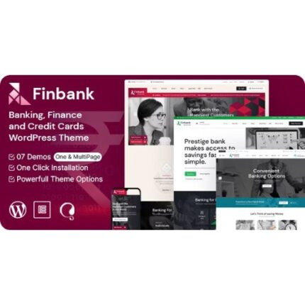 Finbank – Banking and Finance WordPress Theme
