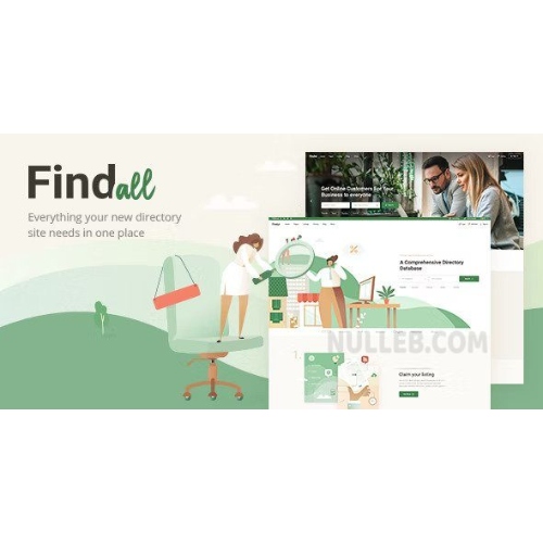 FindAll-Business-Directory-Theme.jpg FindAll – Business Directory Theme - Image 1