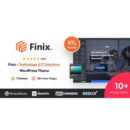 Finix – Technology & IT Solutions WordPress Theme + RTL Ready