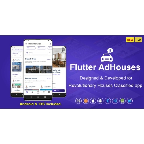 Flutter-AdHouses-For-House-Classified-BuySell-iOS-and-Android-App-with-Chat-Nulled.jpg Flutter AdHouses For House Classified BuySell iOS and Android App with Chat ( 2.0 ) - Image 1