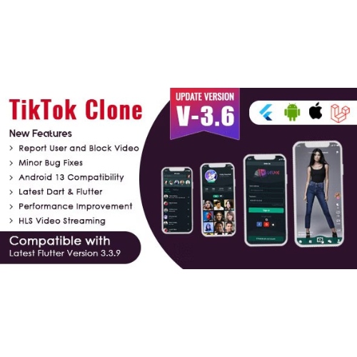 Flutter-TikTok-Clone-Triller-Clone-Short-Video-Streaming-Mobile-App-for-Android-iOS-1.jpg Flutter – TikTok Clone | Triller Clone & Short Video Streaming Mobile App for Android & iOS - Image 1