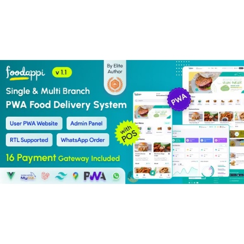 FoodAppi-PWA-Food-Delivery-System-and-WhatsApp-Menu-Ordering-with-Admin-Panel-Restaurant-POS.jpg FoodAppi – PWA Food Delivery System and WhatsApp Menu Ordering with Admin Panel | Restaurant POS - Image 1