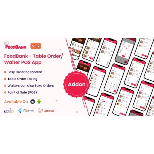 FoodBank-Table-Order-Waiter-Point-Of-Sale-POS-App.jpg FoodBank – Table Order/Waiter Point Of Sale (POS) App - Image 1
