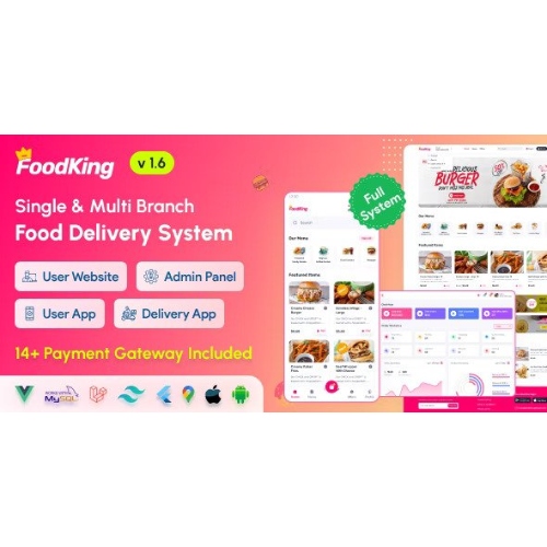 FoodKing-Restaurant-Food-Delivery-System-with-Admin-Panel-Delivery-Man-App-Restaurant-POS.jpg FoodKing – Restaurant Food Delivery System with Admin Panel & Delivery Man App | Restaurant POS - Image 1