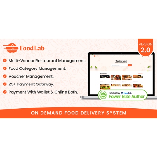 FoodLab-On-demand-Food-Delivery-System.jpg FoodLab – On demand Food Delivery System - Image 1