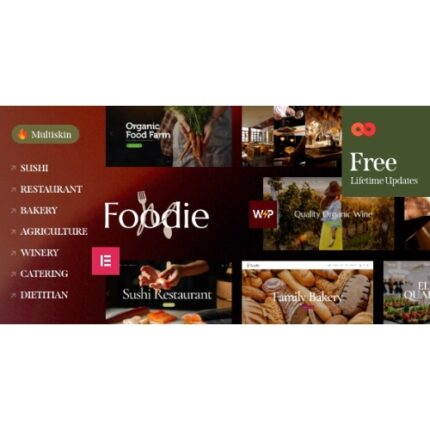 Foodie – Food & Wine Elementor Multiskin WordPress Theme