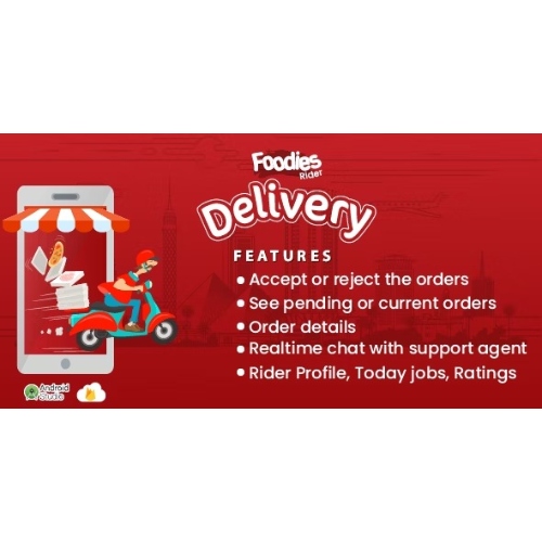 Foodies-Android-Delivery-Boy-Mobile-App-Free-Download-1.jpg Foodies – Android Delivery Boy Mobile App - Image 1
