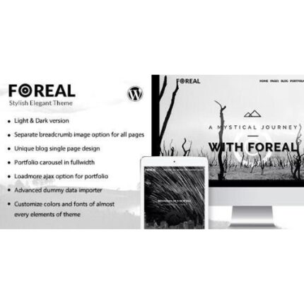 Foreal – Director, Writer WordPress Theme