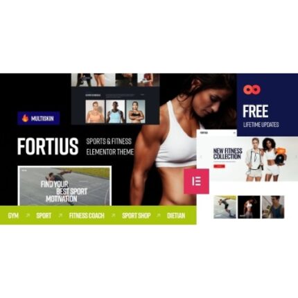 Fortius – Sports & Fitness Elementor WordPress Theme