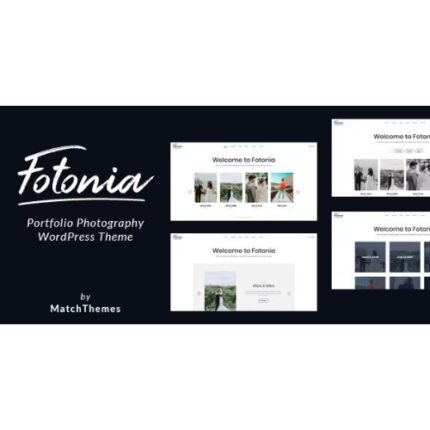 Fotonia – Portfolio Photography Theme for WordPress