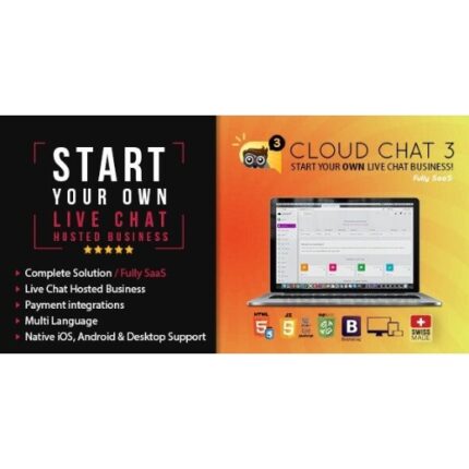 Cloud Chat 3 – SaaS – Live Support Chat Business
