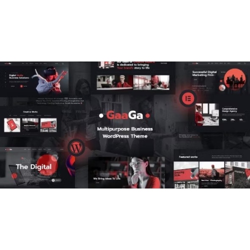 Gaaga-Creative-Agency-Theme.jpg Gaaga – Creative Agency Theme - Image 1