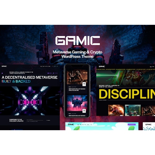 Gamic-Metaverse-Gaming-Crypto-WordPress-Theme-Nulled.jpg Gamic – Metaverse Gaming & Crypto WordPress Theme - Image 1
