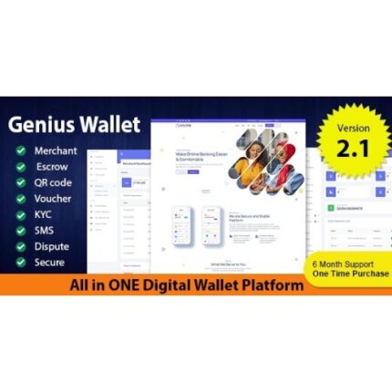 Genius Wallet – Advanced Wallet CMS with Payment Gateway API