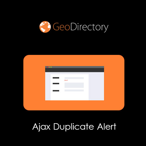 GeoDirectory-Ajax-Duplicate-Alert.jpg GeoDirectory Ajax Duplicate Alert - Image 1