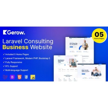 Gerow – Business Consulting Laravel Script