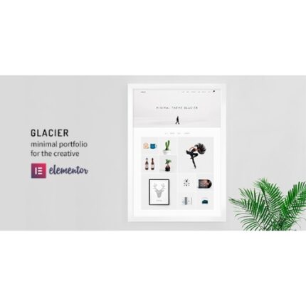 Glacier – Minimal WordPress Portfolio Theme