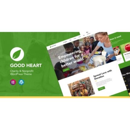 GoodHeart – Charity & Nonprofit Elementor WordPress Theme