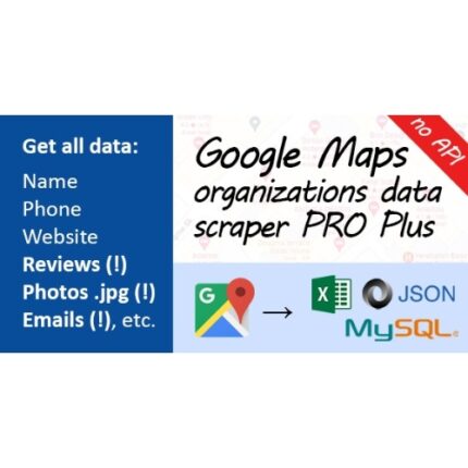 Google Maps Data Scraper PRO plus