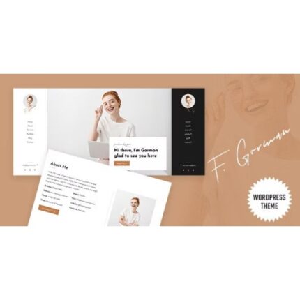 Gorman – Personal Portfolio WordPress Theme