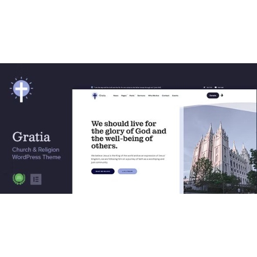 Gratia-Church-Religion-WordPress-Theme.jpg Gratia – Church & Religion WordPress Theme - Image 1