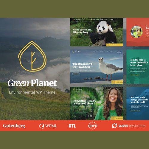 Green-Planet.jpg Ecology & Environment WordPress Theme – Green Planet - Image 1