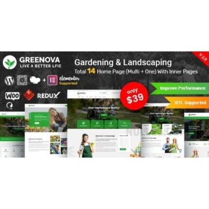 Greenova – Gardening & Landscaping WordPress Theme