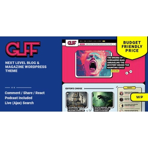 Guff-Blog-Magazine-WordPress-Theme.jpg Guff – Personal Blog & Magazine WordPress Theme - Image 1