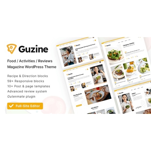 Guzine-Adsense-Ready-Magazine-WordPress-Theme-for-Food-Blogging-Free-Download.jpg Guzine: Adsense Ready Magazine WordPress Theme for Food Blogging - Image 1
