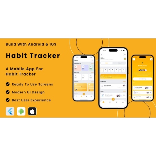 Habit-Tracker-App-Flutter-Mobile-App-Template.jpg Habit Tracker App – Flutter Mobile App Template - Image 1