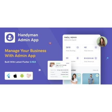 Handyman Admin App [Add-on]