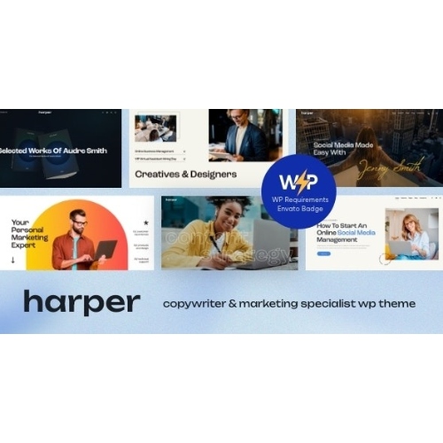 Harper-Copywriter-Marketing-Specialist-WordPress-Theme-Nulled.jpg Harper – Copywriter & Marketing Specialist WordPress Theme - Image 1