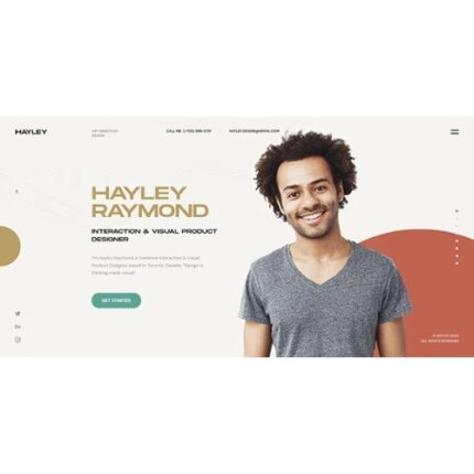 Hayley – Personal CV/Resume WordPress Theme