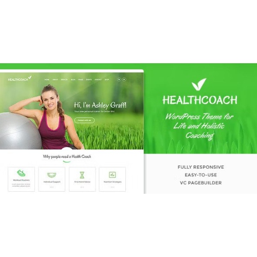 Health-Coach-Personal-Trainer-WordPress-theme.jpg Health Coach – Personal Trainer WordPress theme - Image 1