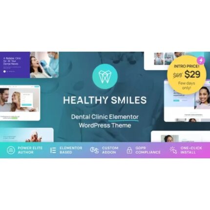 Healthy Smiles – Dental WordPress Theme