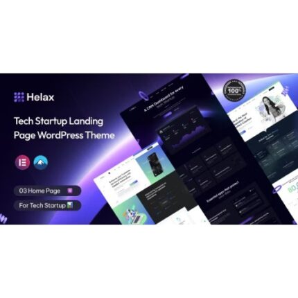 Helax – Tech Startup WordPress Theme