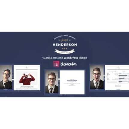 Henderson – vCard & Resume WordPress Theme