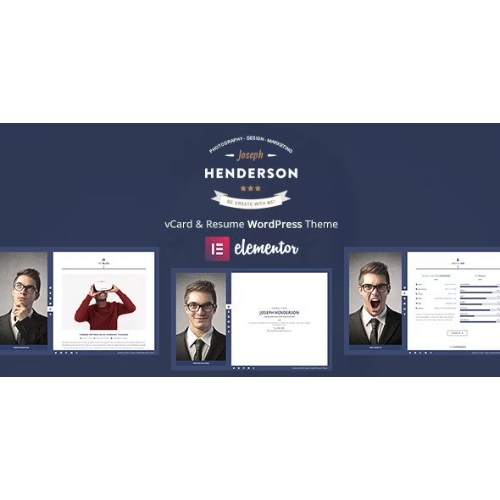 Henderson-vCard-Resume-WordPress-Theme-1.jpg Henderson – vCard & Resume WordPress Theme - Image 1